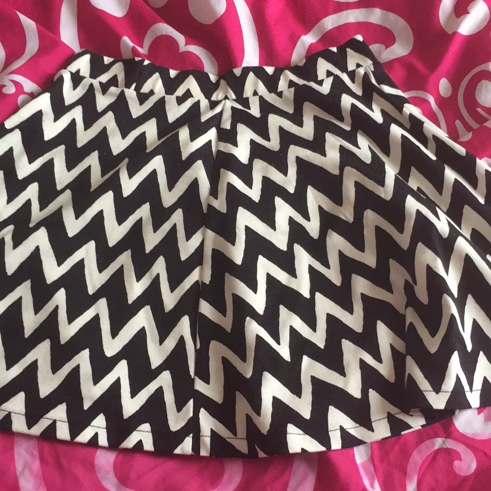 Black and white skirt